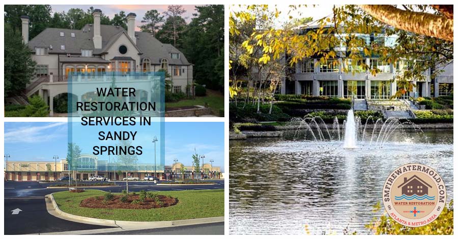 Sandy Springs water restoration services. Emergency Plumbing Services